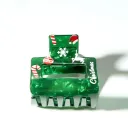 Green With Snowflakes