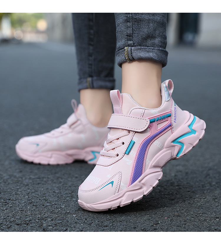 Waterproof Leather Girls Casual Sneaker - Image 5