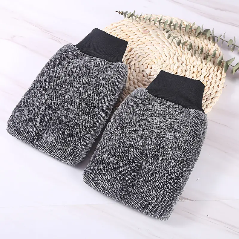 Gloves Car Cleaning Cloth Small Braid Twisted