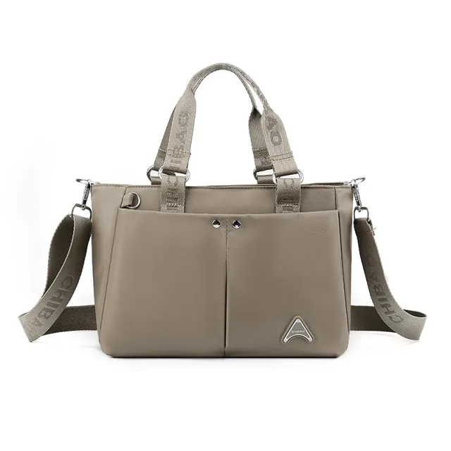 Nylon Portable Large Capacity Commuter Shoulder Bag Khaki - Shop at LoveMi
