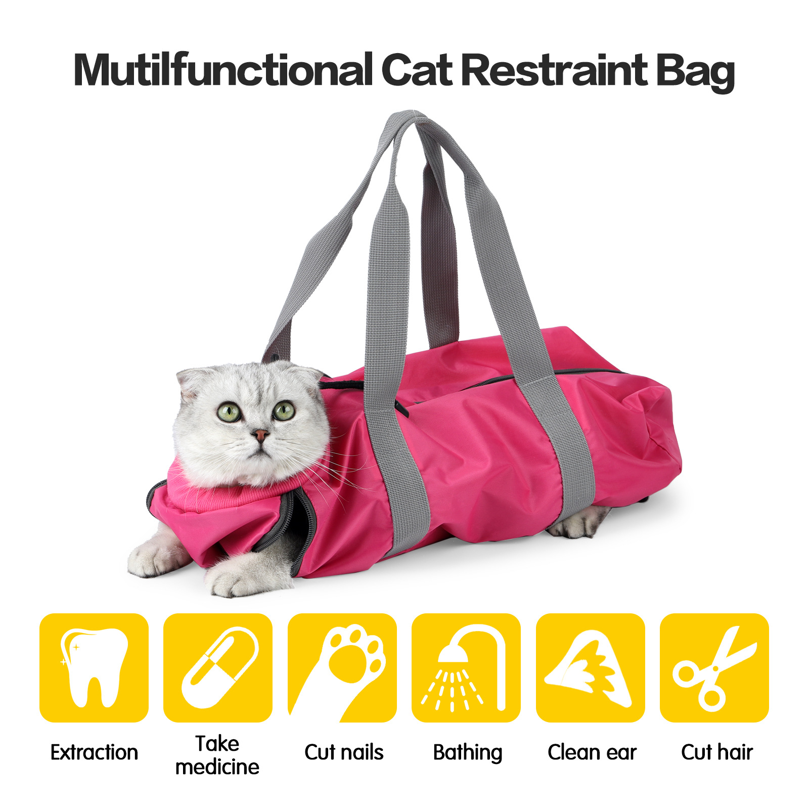 Title 12, Cat Travel Bag Double Lined Anti Scratch And Bi...