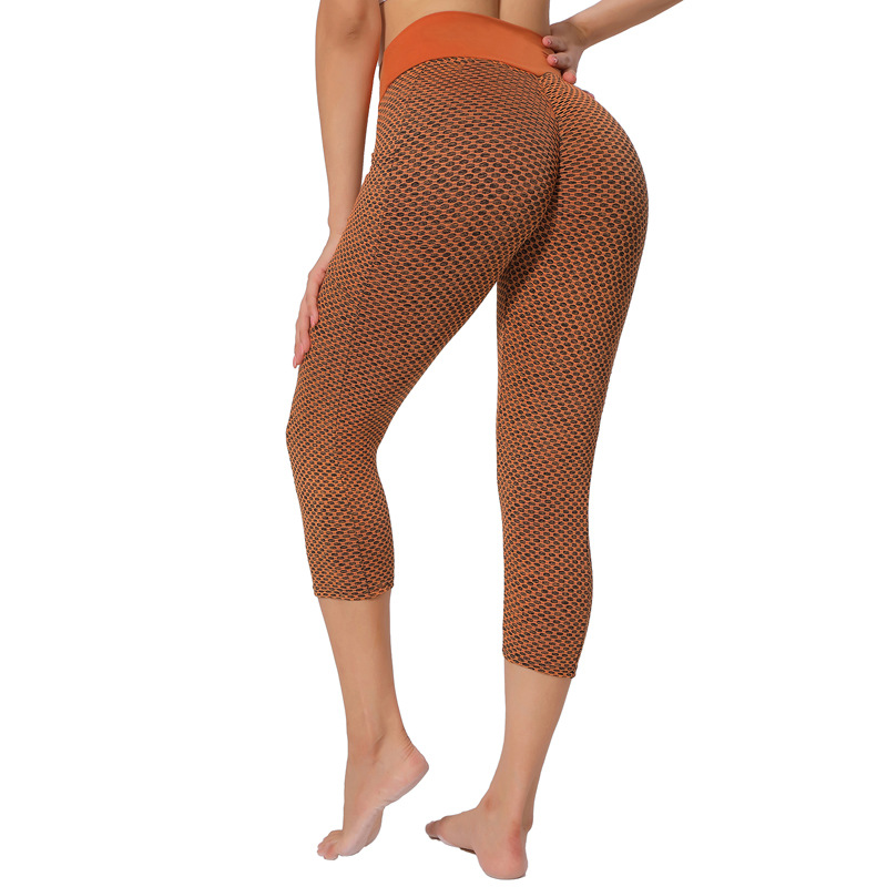 Title 49, Beautiful Peach Buttocks Skinny Cropped Yoga Pa...