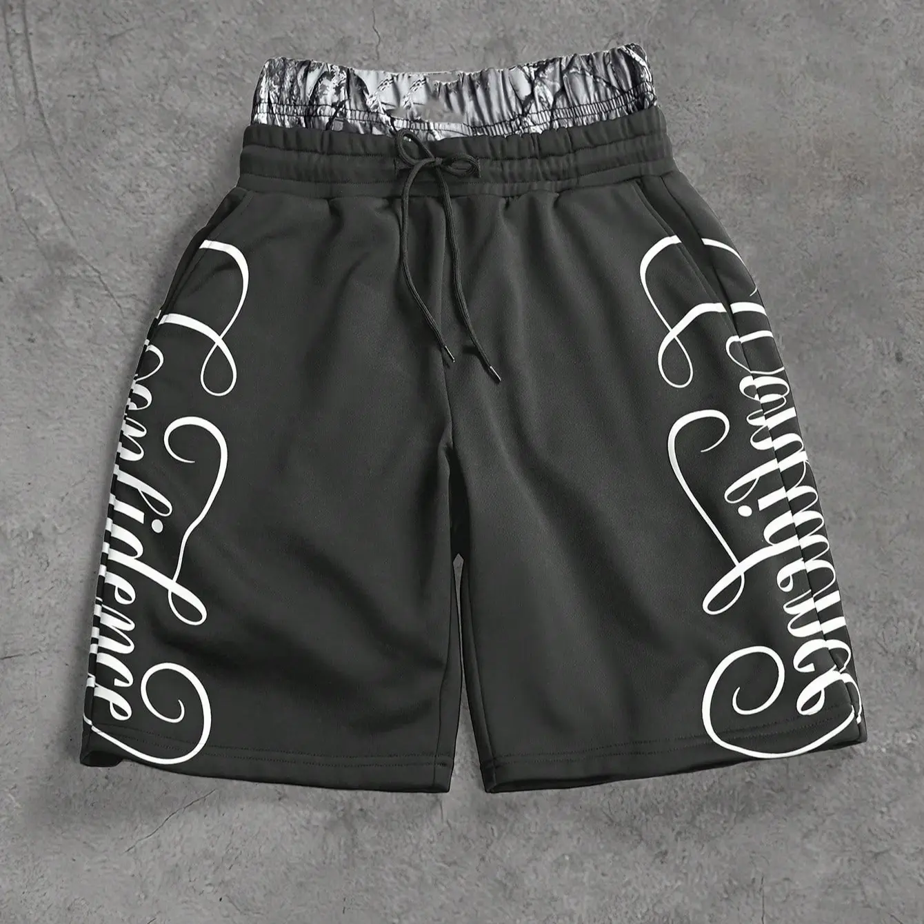 Mens Printed Loose-Fit Casual Shorts