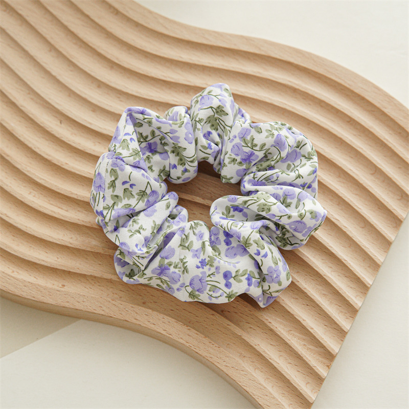 Purple Flower Hair Ring