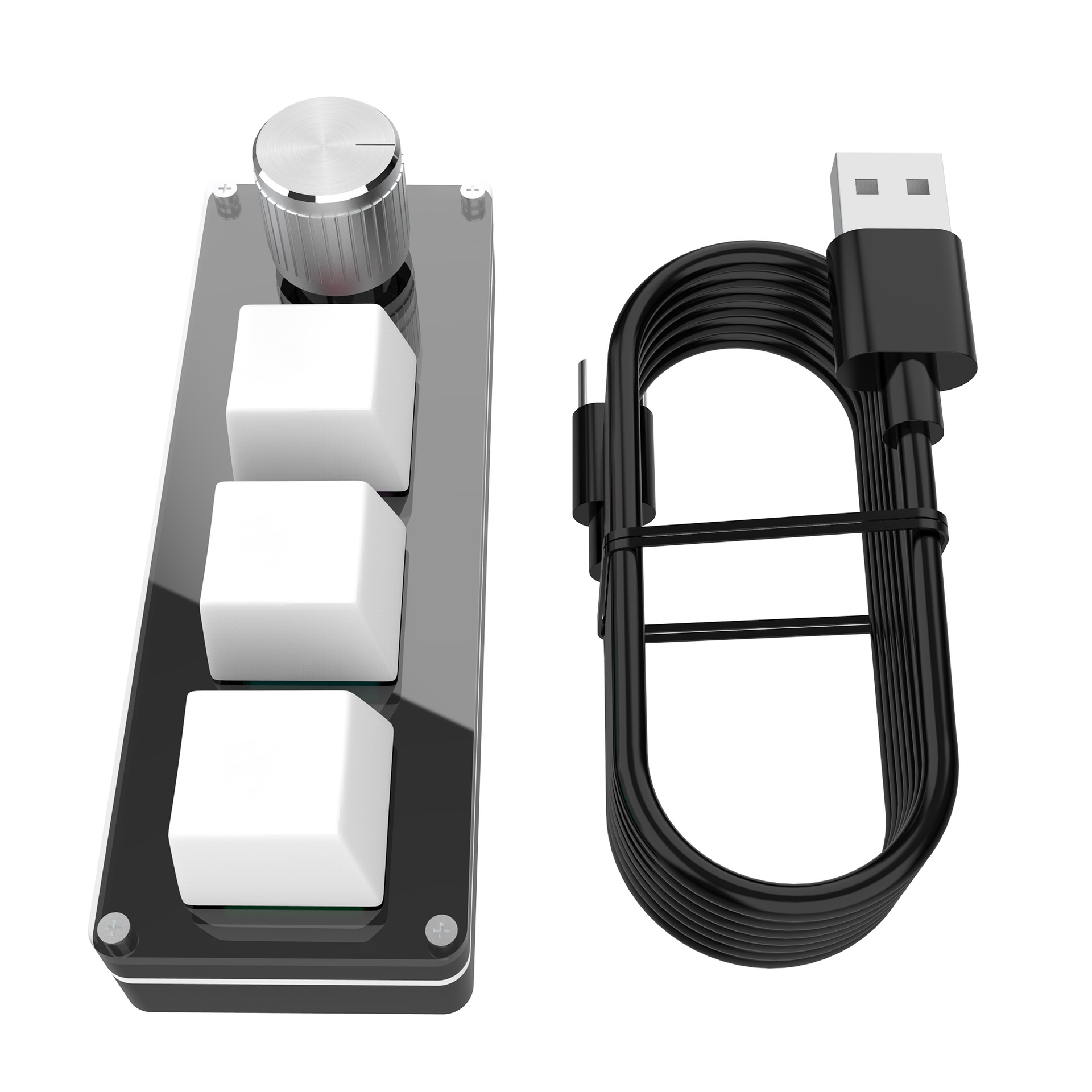 3-key Usb Custom Office Keyboard Your PS Shortcut Key