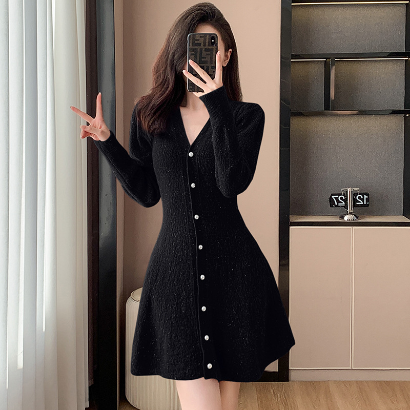 Casual New Year Christmas Shirt Waist-tight Temperament Dress - Image 8