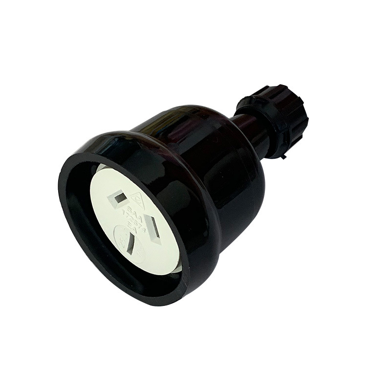 Female Connector 15A Black