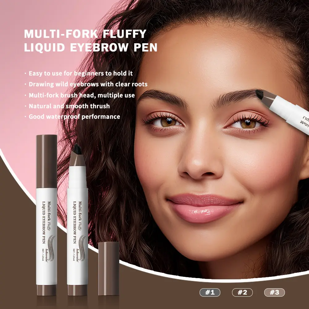 Multi-fork Plush Water Eyebrow Pencil Waterproof
