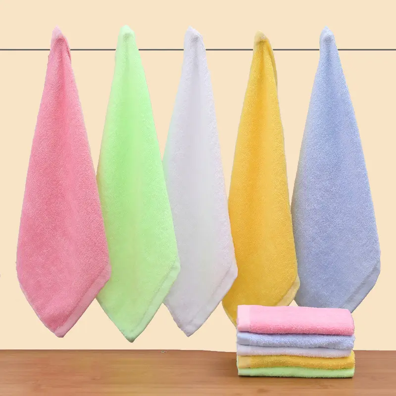 Absorbent Solid Color Square Scarf