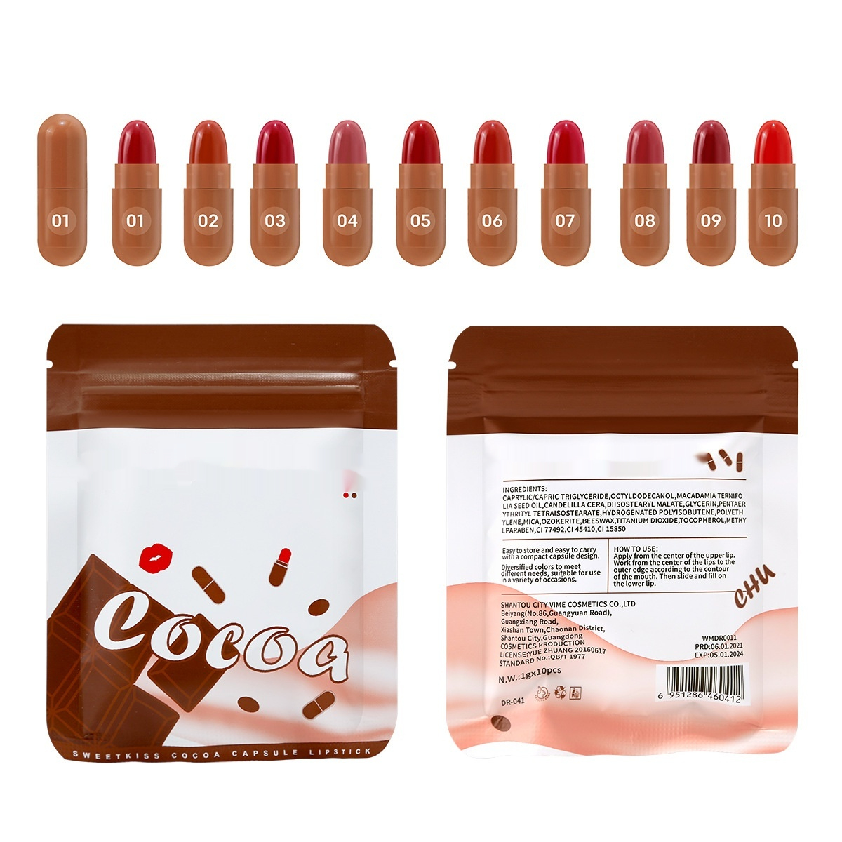 Chocolate Capsule Matte Finish Lipstick (2)