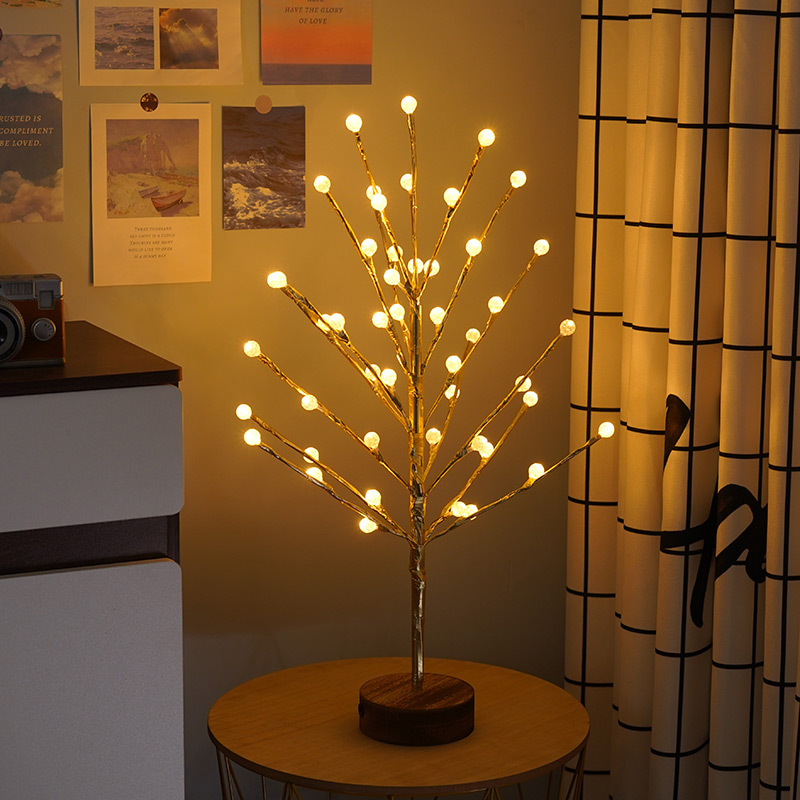 Crack Bead Tree Lamp