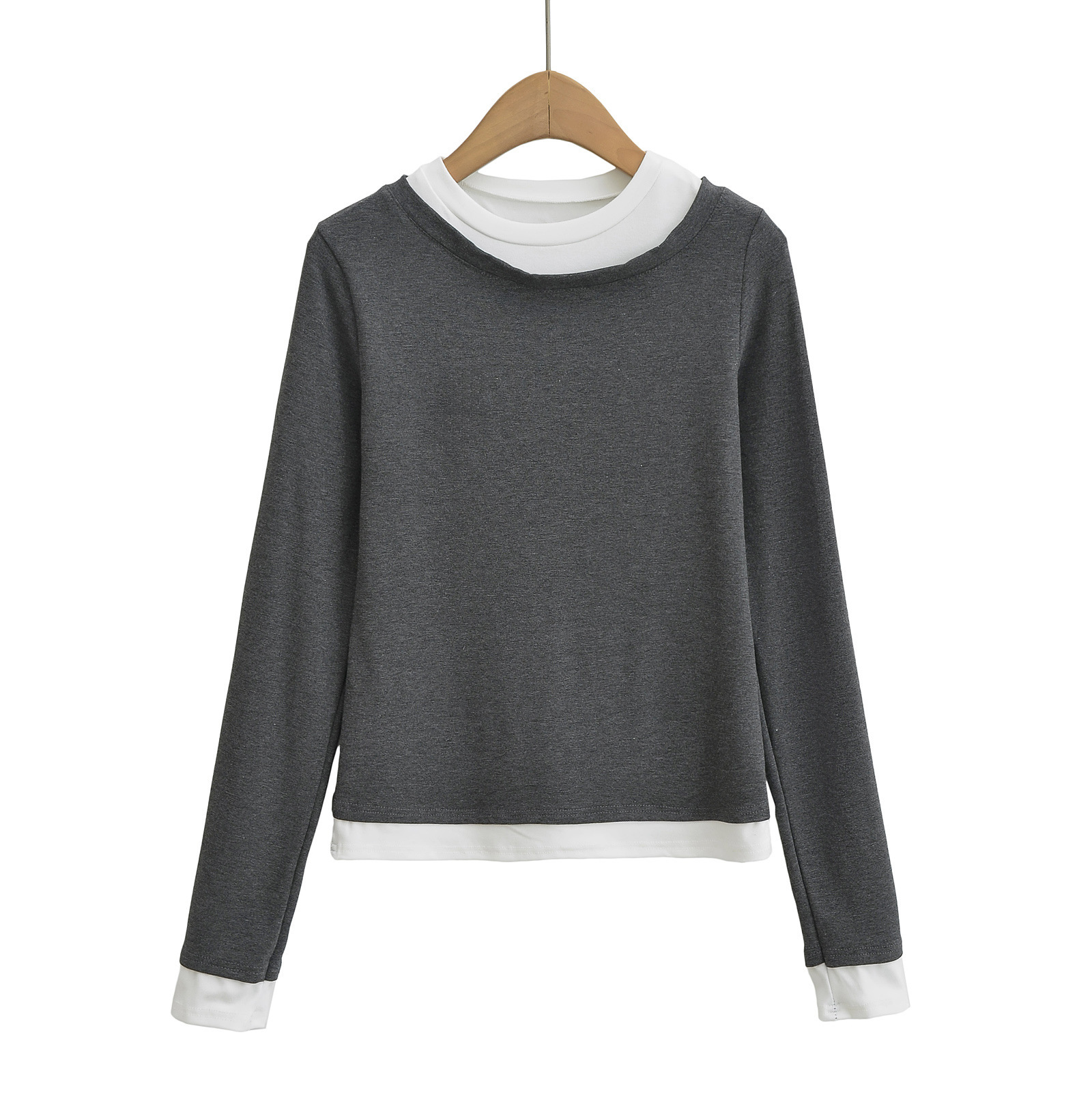 Women's American Casual Slim Fit Long-sleeved T-shirt