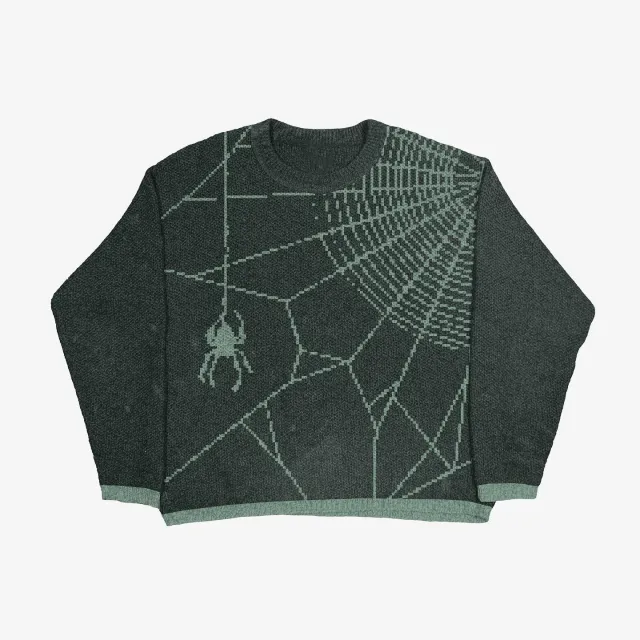 Women's Round Neck Sweater Pullover Print Sweater Style 4 M - Shop at LoveMi