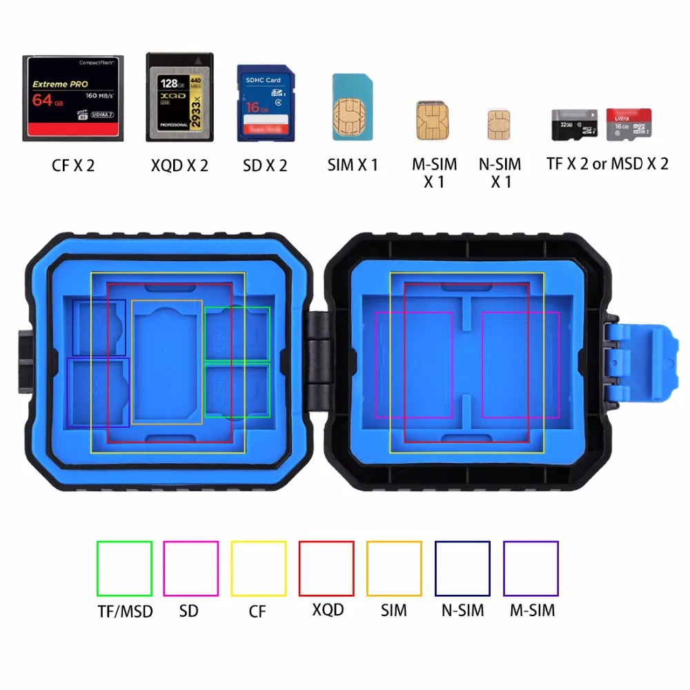 Fat Cow Camera Storage Cassette Waterproof Memory Card Storage Box - Image 13