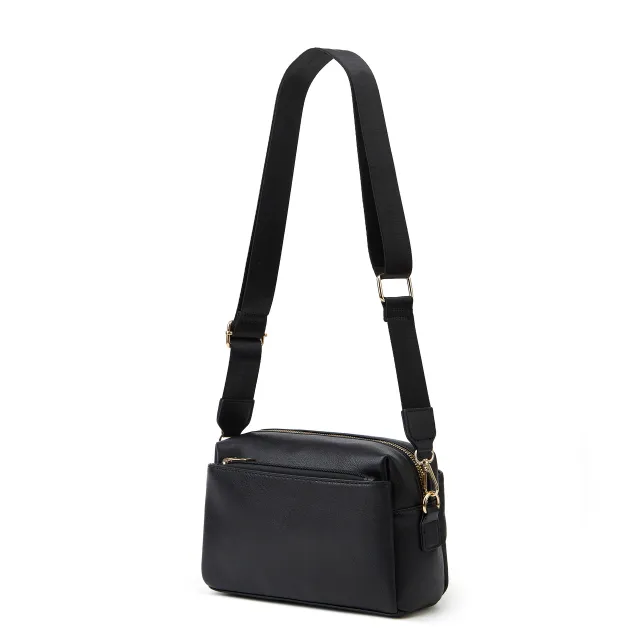 Women's Shoulder Crossbody Multi zipper Bag Black - Shop at LoveMi