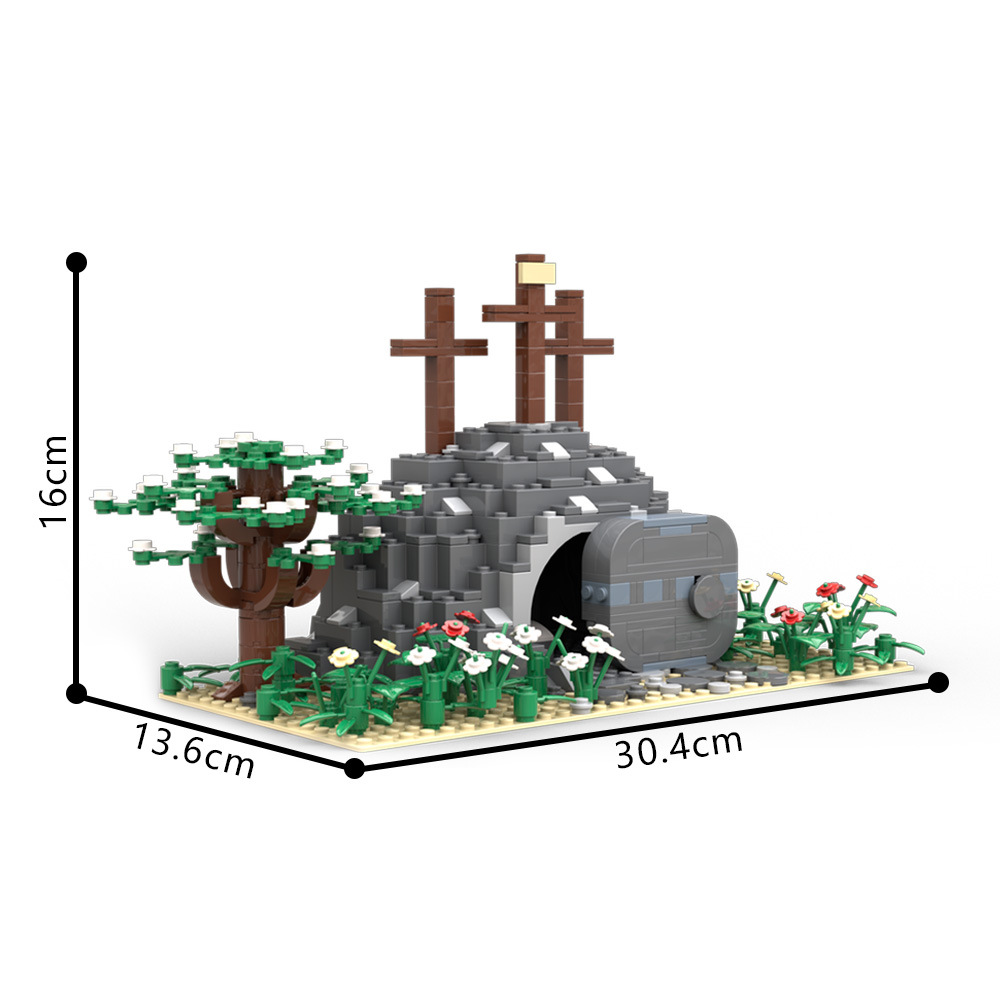 Building Block Toy Of The Tomb Where Jesus Rose From The Dead