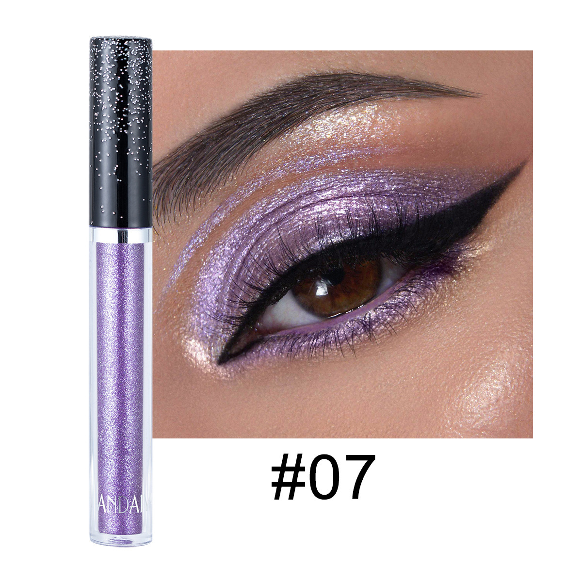 12-color Diamond Liquid Eye Shadow Psychedelic Pearlescent 9