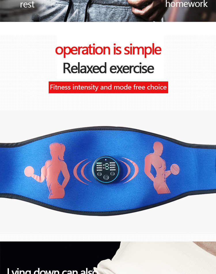 Smart Belt Display Abdominal Fitness Instrument - Image 5