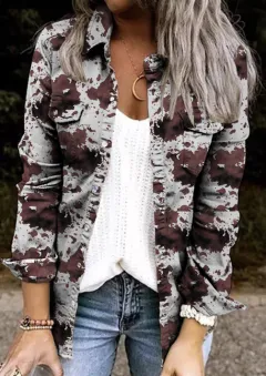 Women's Fashion Mid-length Denim Coat - Image Colour 2 - View 1