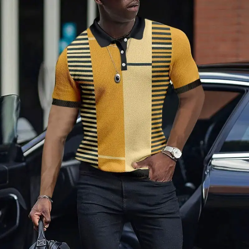 Mens Simple Summer Polo Shirt