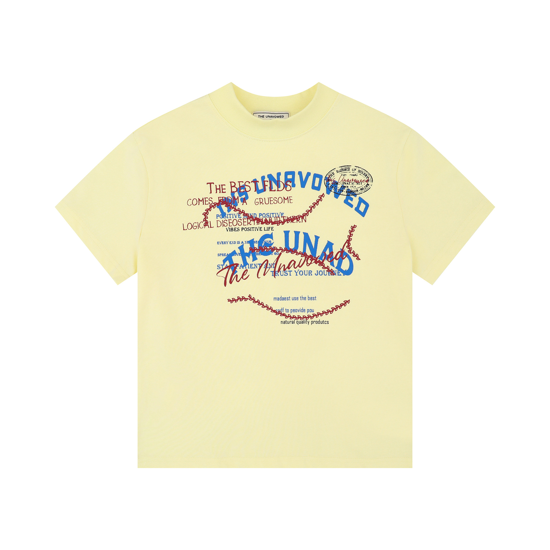 Women's High Street Top With Letter Print Yellow - Shop at LoveMi