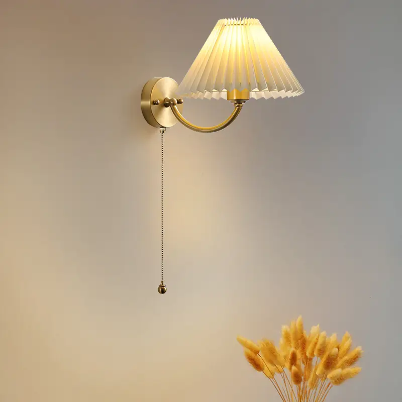 Japanese Style Minimalist Bedroom Bedside Lamp