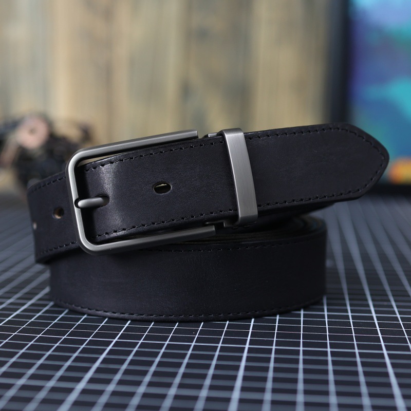 Men's Vintage Genuine Leather Belt With Pin Buckle 13 ac04e01e c283 4c27 a0eb 4a5a4ff9cc1a