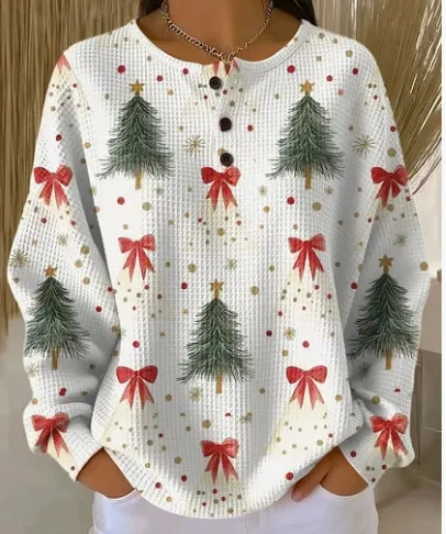 Womens Retro Casual Laid back Sweatshirt B32Laa42W47Vqkm L - Shop at LoveMi