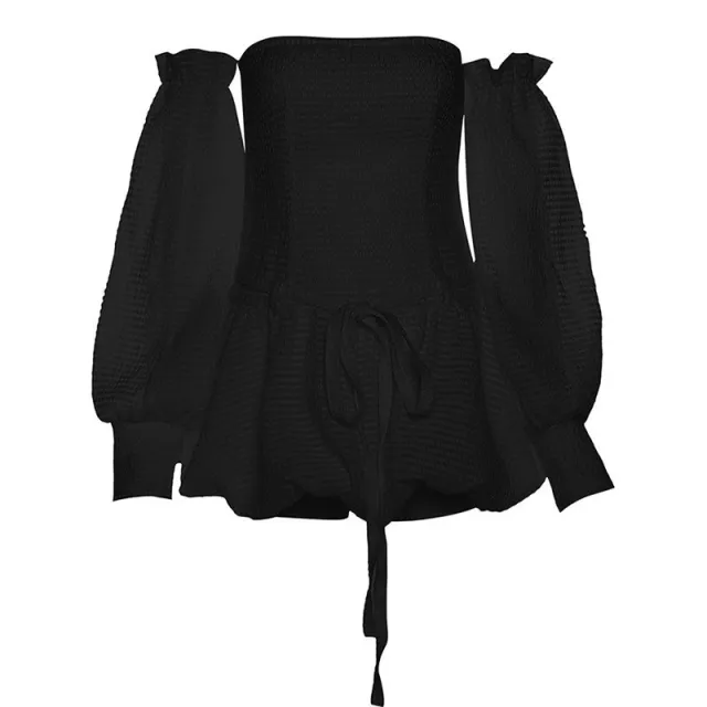 Female Backless Slim Fit Chest wrapped Dress Black - Shop at LoveMi