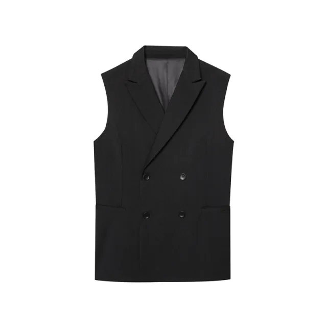 Loose Vest Casual Pleated Pants Top L - Shop at LoveMi