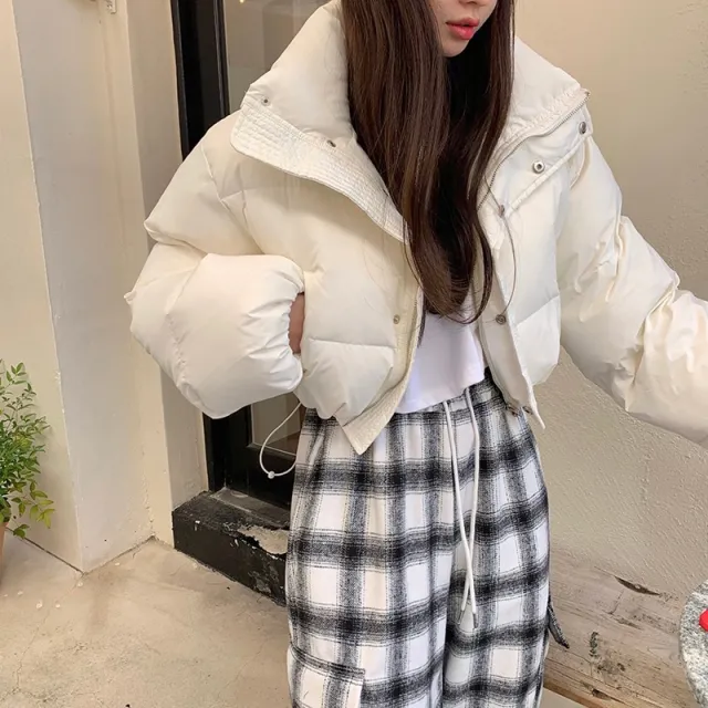 Loose And Warm Cotton Coat Jacket Women Apricot - Shop at LoveMi