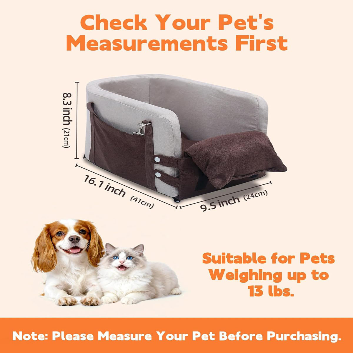 New Portable Car Seat For Small Dogs detail photo 5