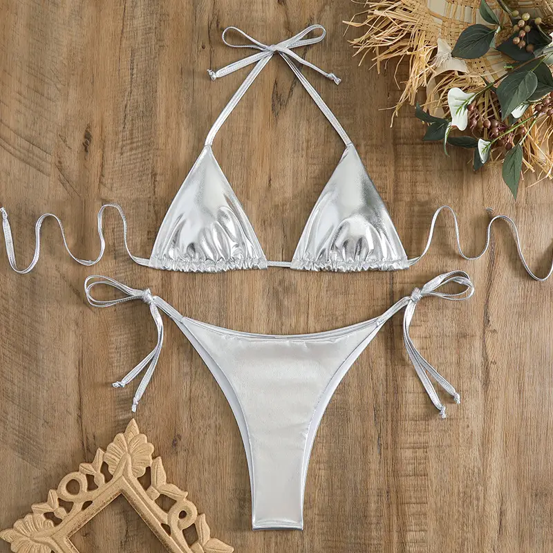 Women's New Swimsuit Lace-up Bikini
