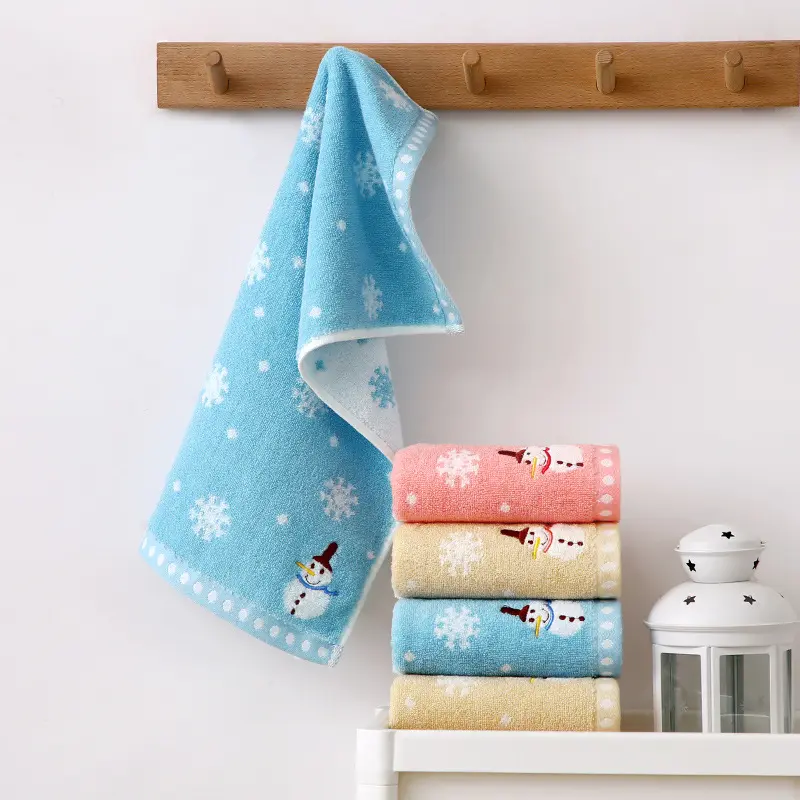 Children's Towel Home Soft Cartoon Face Pure