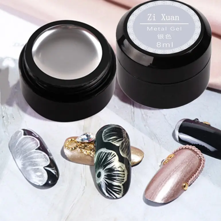Metalic Glue Japanese Nail Art UV Polish