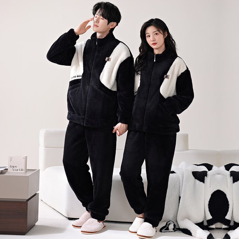Comfortable Soft Sporty-style Two-pocket Loungewear