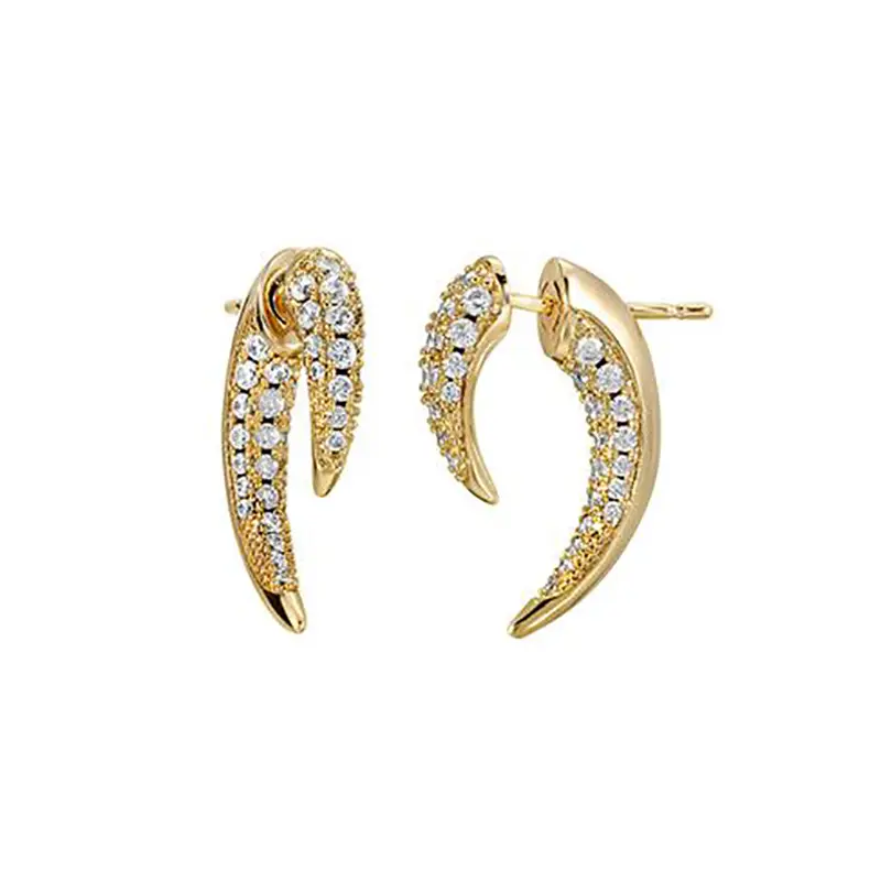 Women's Casual Simple Horn Ins Style Earrings