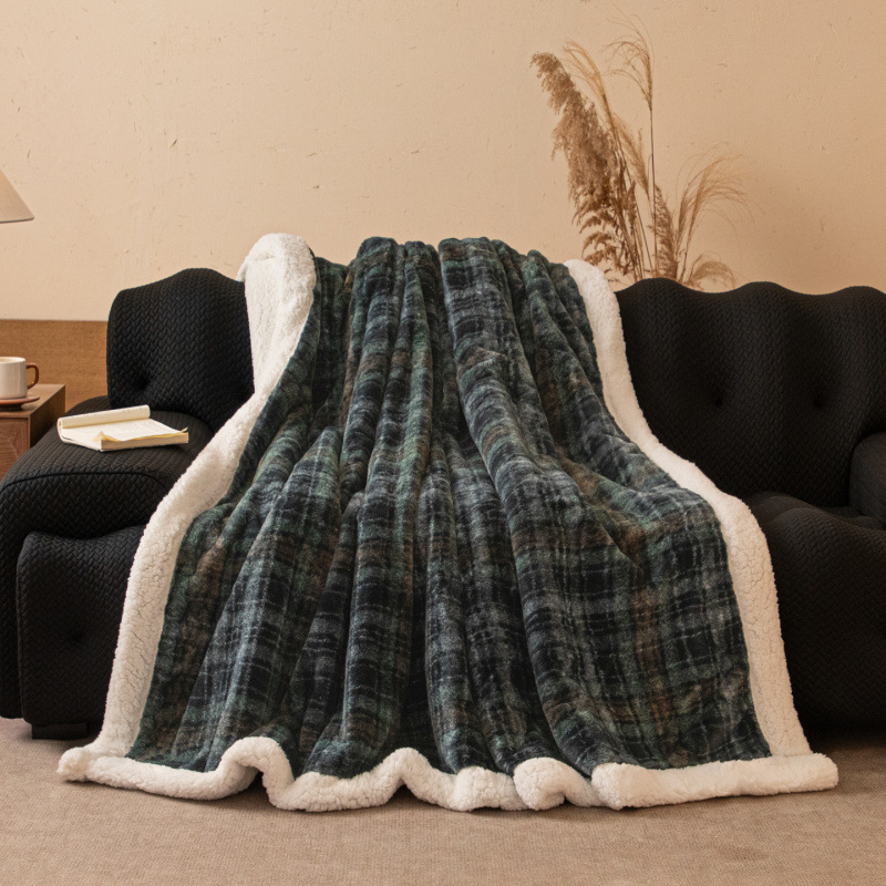 Double-Layer Plush Throw Blanket, picture 3 of 8