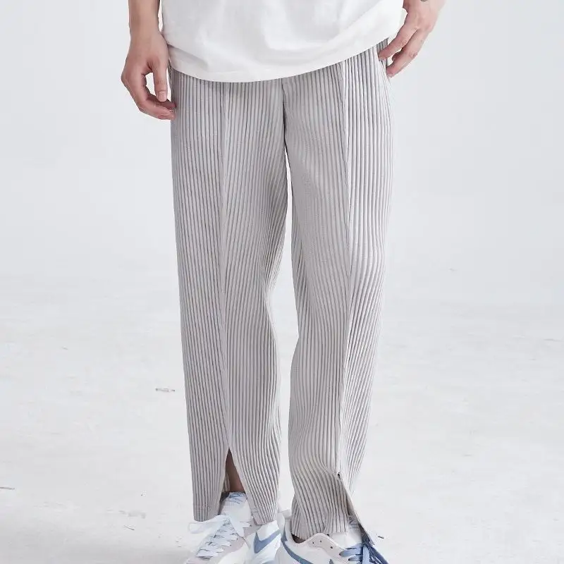 Men's Casual Baggy Straight Trousers
