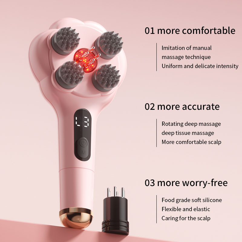Cleaning Massage Portable Catpaw Aircushion Massage CombPractical