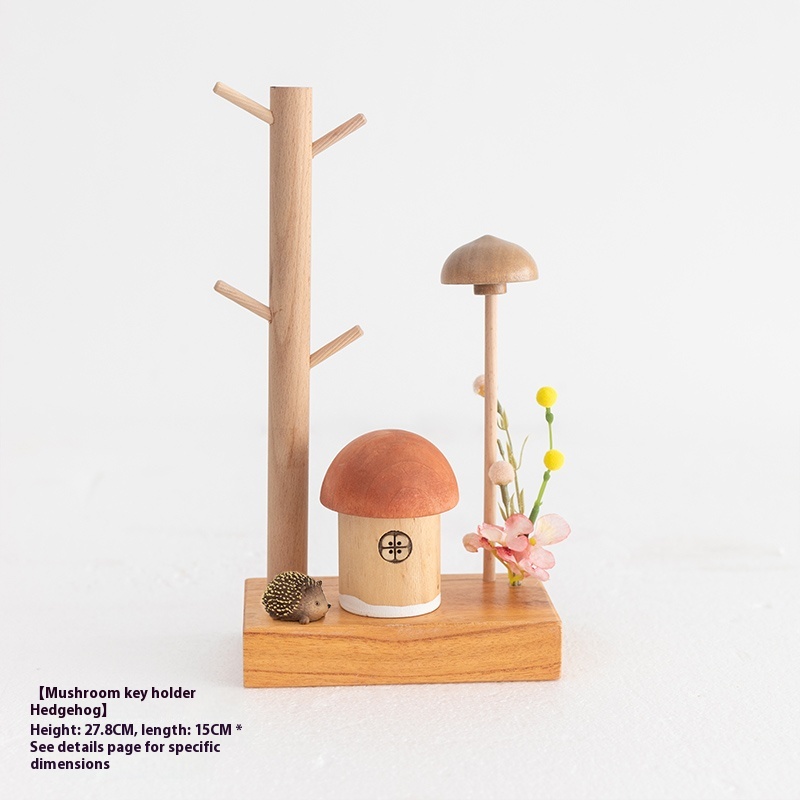 Mushroom Tree With Hedgehog