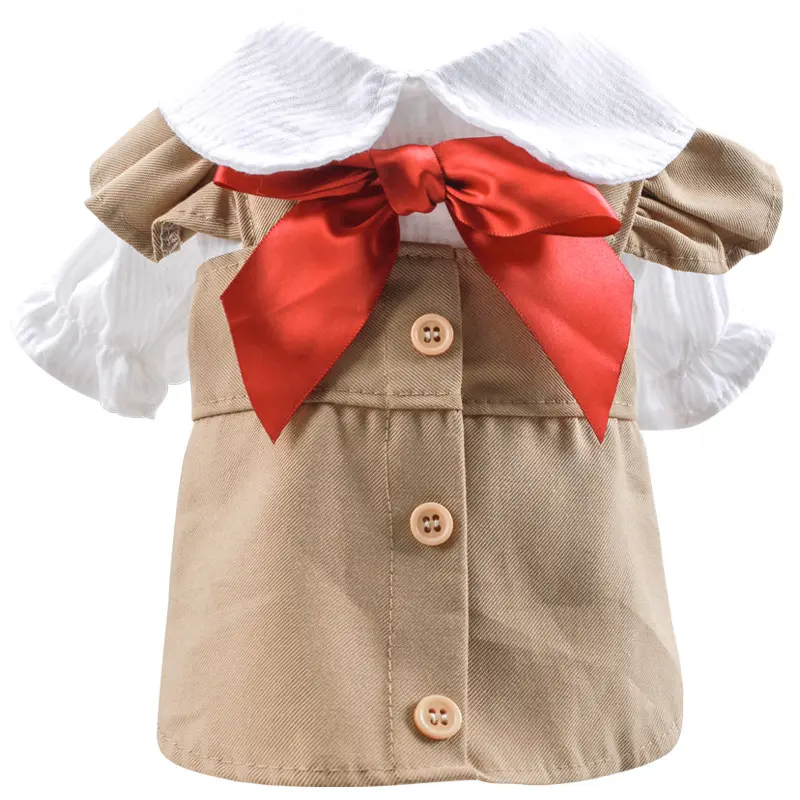 Pet Clothes Khaki Trench Coat Couple