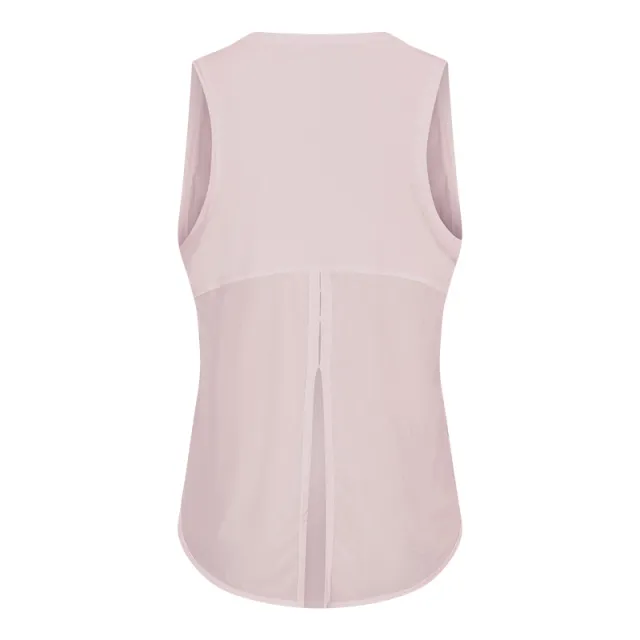 Women's Fitness Running Fashion Bandage Quick drying Breathable And Loose Sleeveless Blouse Pink - Shop at LoveMi