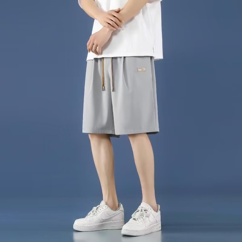 Men's Summer Thin Loose Casual Cropped Pants