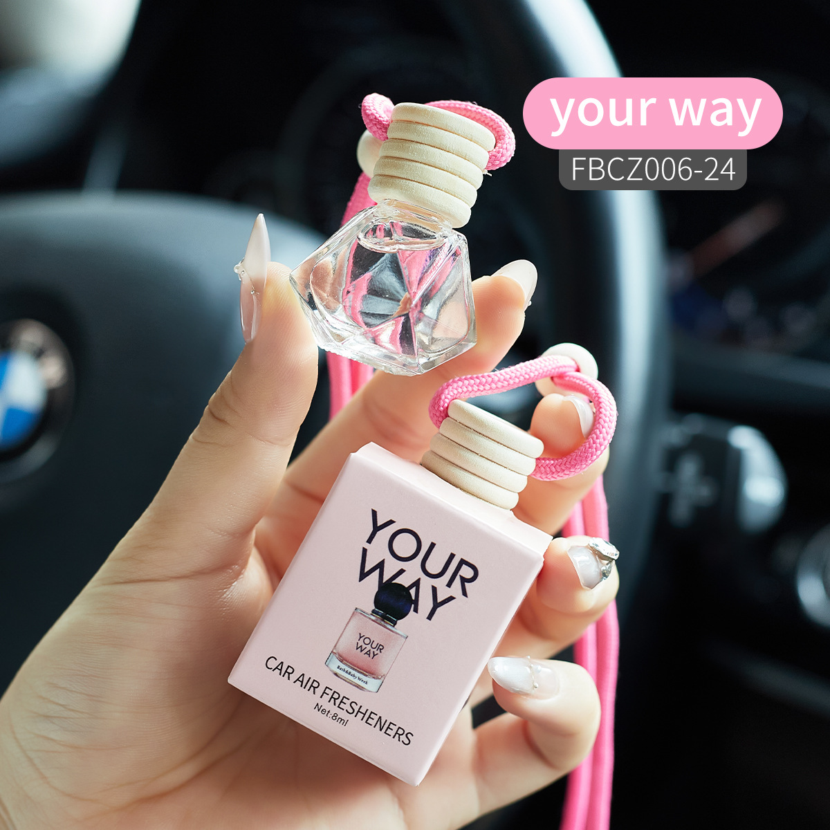 Car Air Freshener With A Lanyard, Deodorizing And Long-lasting Fragrance 3