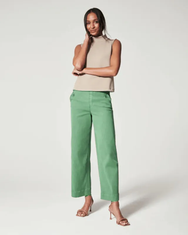 Multi Color Loose Temperament Casual Women's Pants Green - Shop at LoveMi