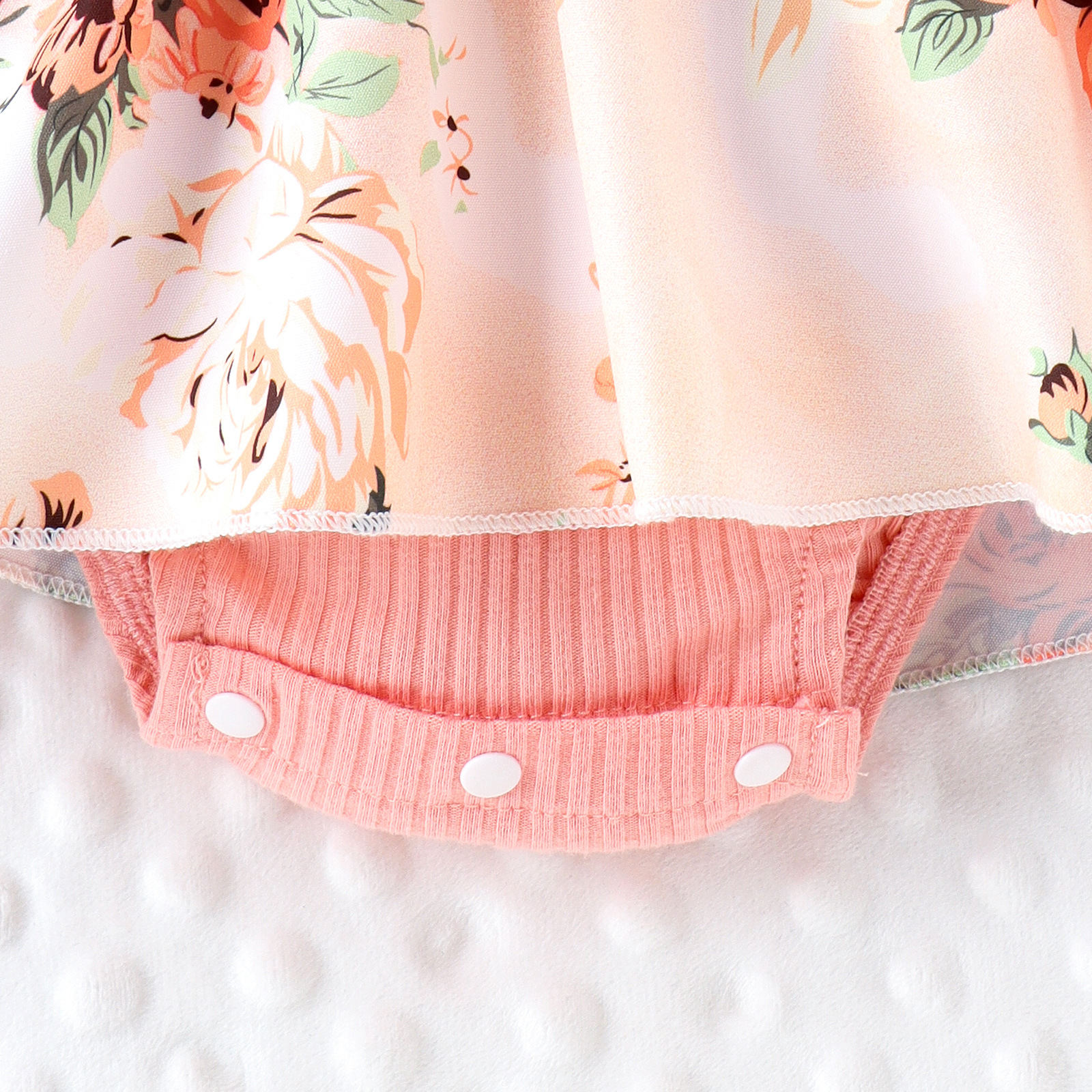 Baby Girl Cute Skirt Print Romper Headscarf