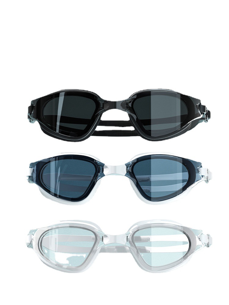 HD Fog Waterproof Large Frame Swimming Glasses - Image 8