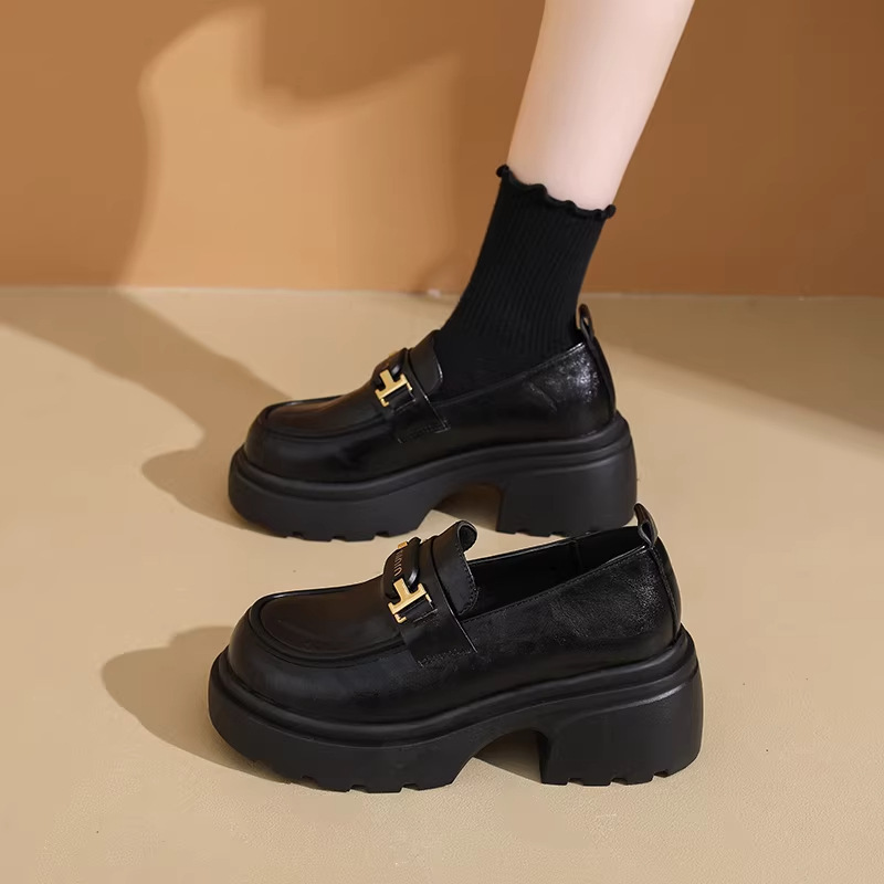Faux Leather Platform Loafers, picture 5 of 5
