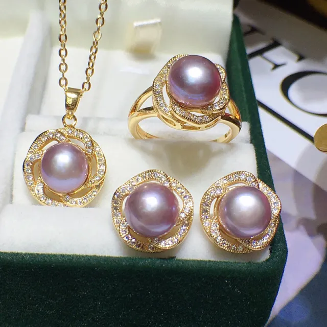Freshwater Pearl Necklace For Women All match Suit Purple - Shop at LoveMi